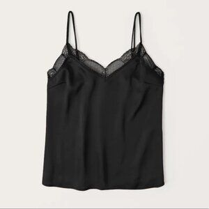 Abercrombie & Fitch Black Lace Trim Cami